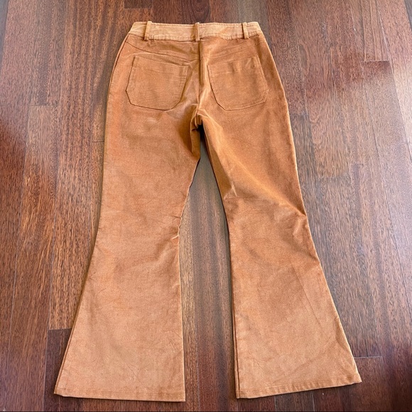 Monte High Rise Corduroy Kick Flare Pants - Picture 5 of 11